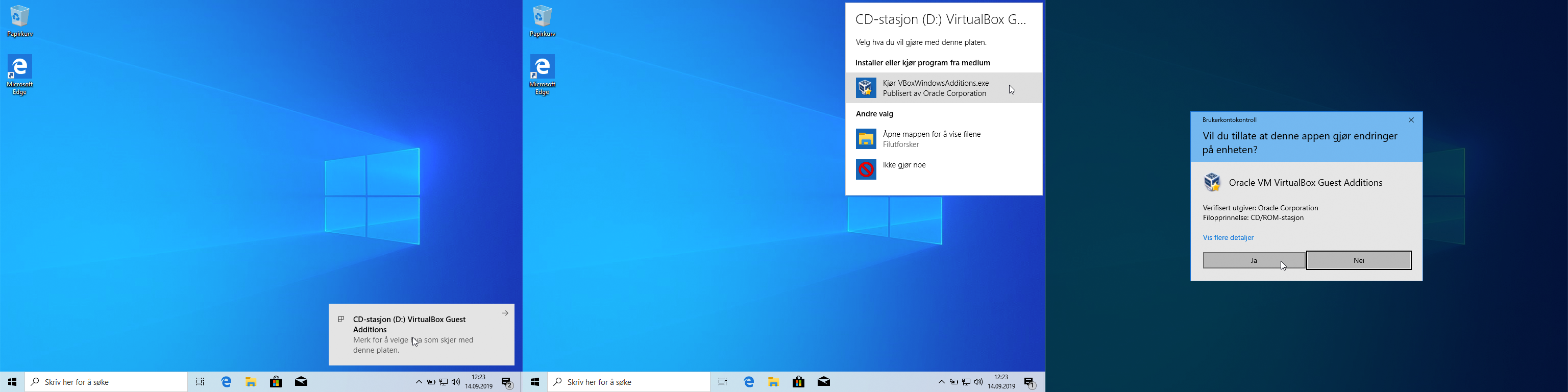 Как установить guest additions virtualbox windows 10